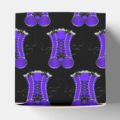 Flirterig Paars Korset Blok Bedankdoosjes (Bovenkant)