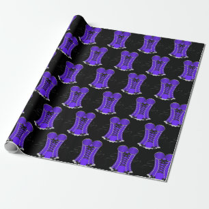 Flirterig Paars Korset Cadeaupapier