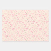Flirterig pastel zoet inpakpapier vel (Voorkant)