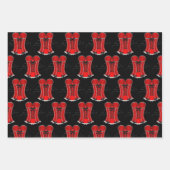 Flirterige Corset Collectie Patroon Inpakpapier Vel (Voorkant)