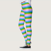 Flirterige regenboogstrepen leggings (Links)