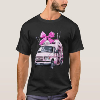 Flirterige strik ambulancechauffeur eerstehulpverl t-shirt