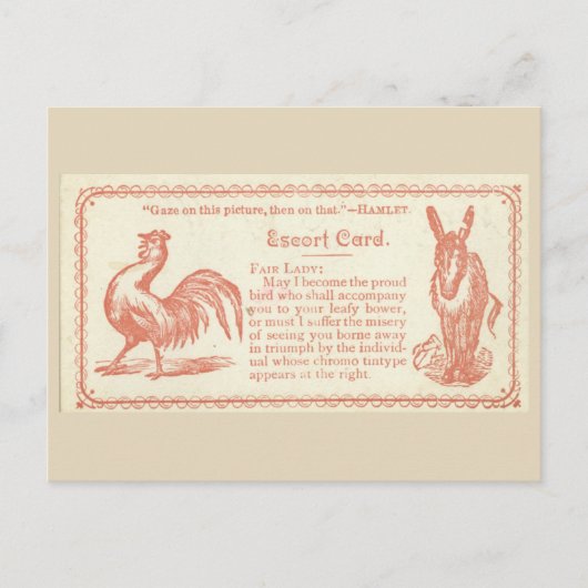 Flirting card briefkaart (Voorkant)