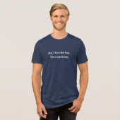 Flirting Introverts This is me flirting White Tri-Blend Shirt (Voorkant volledig)