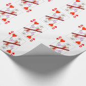 Flirting Sheep Queen of Hearts Cadeaupapier (Hoek)