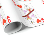 Flirting Sheep Queen of Hearts Cadeaupapier (Rol Hoek)