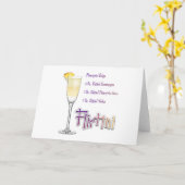 Flirtini Pineapple Mimosa Cocktail Recipe Art Kaart (Gele Bloem)