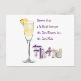 Flirtini Pineapple Mimosa Cocktail Recipe Briefkaa Briefkaart