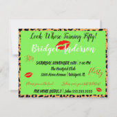 Flirty 50e Draaien Vijftigste Verjaardagsfeest Kaart (Achterkant)