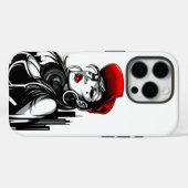 flirty, Amerikaans man, Amerikaanse strips, graffi Case-Mate iPhone Case (Achterkant (horizontaal))