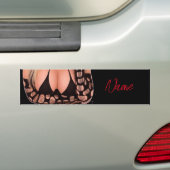 Flirty blonde Thunder_Cove Bumpersticker (Op auto)