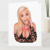 Flirty blonde Thunder_Cove Kaart (Voorkant)