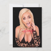 Flirty blonde Thunder_Cove Kaart (Achterkant)