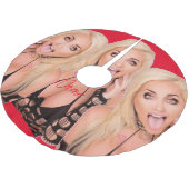 Flirty blonde Thunder_Cove Kerstboom Rok (Gekanteld)