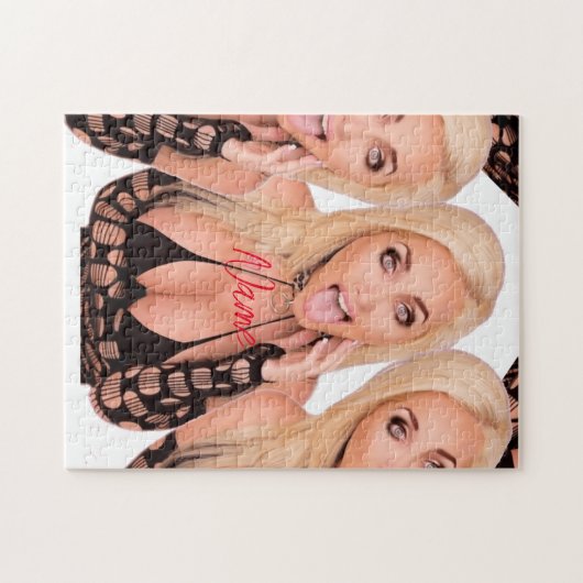 Flirty blonde Thunder_Cove Legpuzzel (Horizontaal)