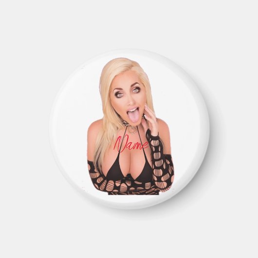 Flirty blonde Thunder_Cove Magneet (Voorkant)