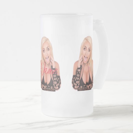 Flirty blonde Thunder_Cove Matglas Bierpul (Voorkant rechts)