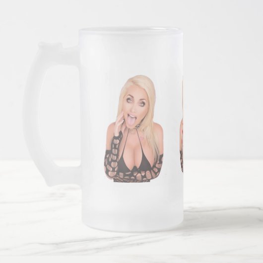 Flirty blonde Thunder_Cove Matglas Bierpul (Links)