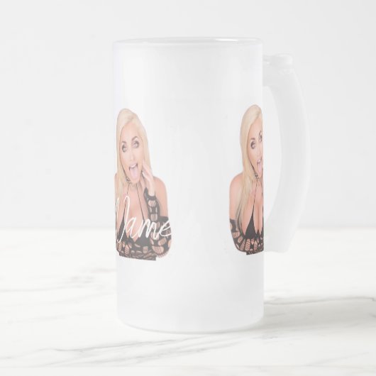 Flirty blonde Thunder_Cove Matglas Bierpul (Voorkant rechts)