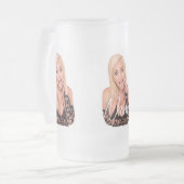 Flirty blonde Thunder_Cove Matglas Bierpul (Voorkant links)