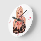 Flirty blonde Thunder_Cove Ronde Klok (Hoek)