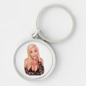Flirty blonde Thunder_Cove Sleutelhanger (Voorkant)