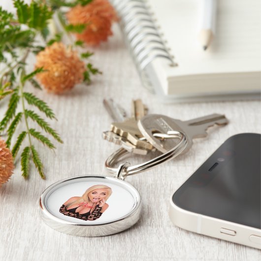 Flirty blonde Thunder_Cove Sleutelhanger (Zijkant)