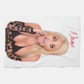 Flirty blonde Thunder_Cove Theedoek (Horizontaal)