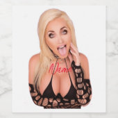 Flirty blonde Thunder_Cove Wijn Etiket (Enkel label)