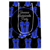 Flirty Blue Corset Medium Cadeauzakje (Achterkant)