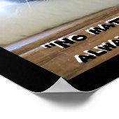 Flirty Calico citeert Meme met Abraham Lincon Poster (Hoek)