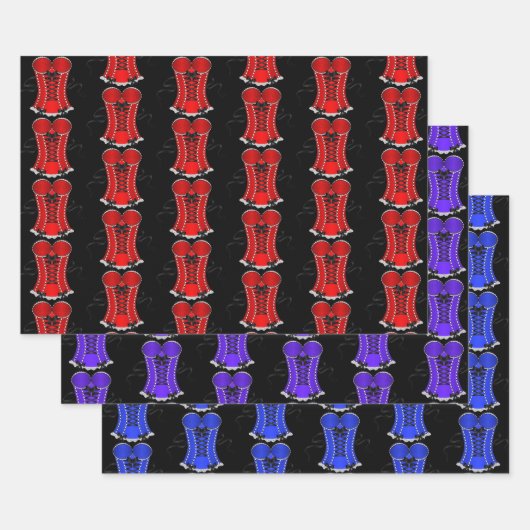 Flirty Corset-Collectie Inpakpapier Vel (Set)