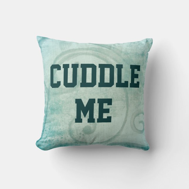 Flirty Cuddle Me Quote Kussen (Voorkant)