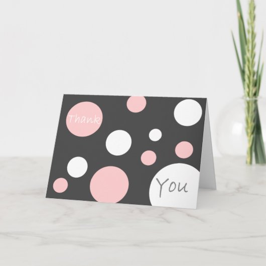 Flirty dankt u kaardt bedankkaart (Voorkant)