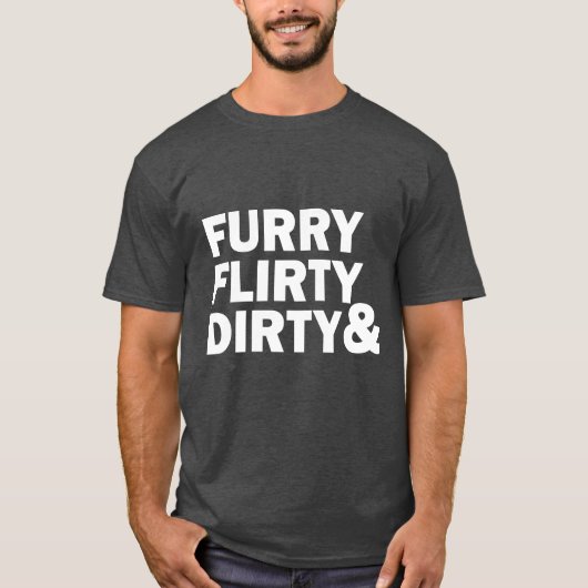 FLIRTY & DIRTY T-SHIRT (Voorkant)