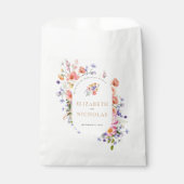 Flirty Floral Meadow | Zomer bruiloft Bedankzakje (Voorkant)