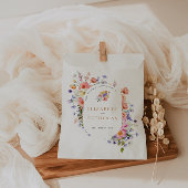 Flirty Floral Meadow | Zomer bruiloft Bedankzakje