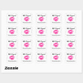 Flirty Fuchsia Bedankt Sticker - LipSense (Vel)