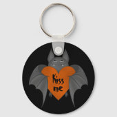 Flirty Halloween grappige vampier Sleutelhanger (Voorkant)