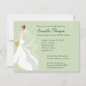 Flirty Jade Bridal Shower Kaart (Voorkant)