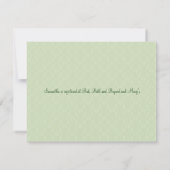 Flirty Jade Bridal Shower Kaart (Achterkant)