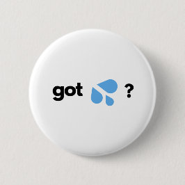 FLIRTY KREEG "DRUPPELS" ? EMOJI-BUTTON RONDE BUTTON 5,7 CM