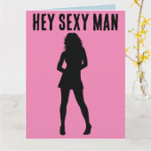 FLIRTY LIL DIRTY HUSBAND HIM BIRTHDAY GROTE Kaarte Kaart (Gele Bloem)