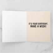 FLIRTY LIL DIRTY LIPS HUSBAND BIRTHDAY GROTE Kaart (Binnen)