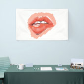 Flirty Lip-Bite Teaser Banner – Speelse Lippenpart (Beurs)