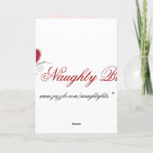 Flirty Lover's Valentijn Feestdagen Kaart (Achterkant)