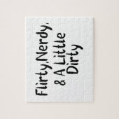 Flirty Nerdy & A Little Dirty Legpuzzel (Verticaal)