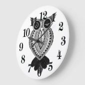 Flirty Owl Large  Grote Klok (Hoek)