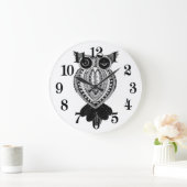 Flirty Owl Large  Grote Klok (Huis)