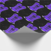 Flirty Paarse Corset Cadeaupapier (Hoek)